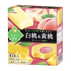FUTABA -  白桃&黃桃雪條 [家庭裝] (55 ml x 6) 