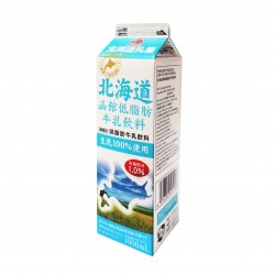 北海道乳業株式會社 - 北海道函館低脂牛奶飲料 (1000ml)